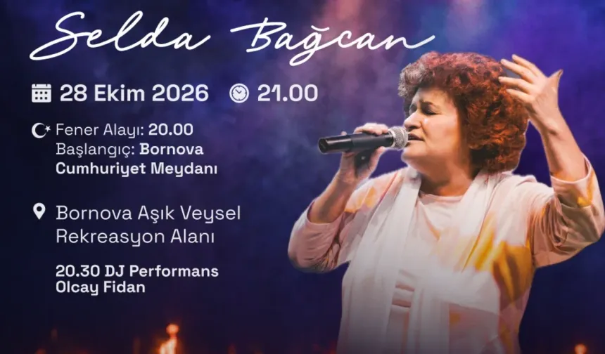 Bornova’da 29 Ekim coşkusu: Selda Bağcan konser verecek