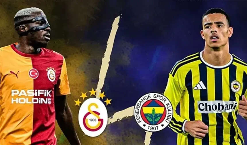 Galatasaray-Fenerbahçe derbisinde ilk 11'ler belli oldu