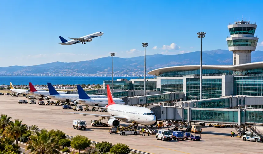 İzmir Adnan Menderes Havalimanı'nda yaz yoğunluğu: 6,6 milyon yolcu ağırlandı!