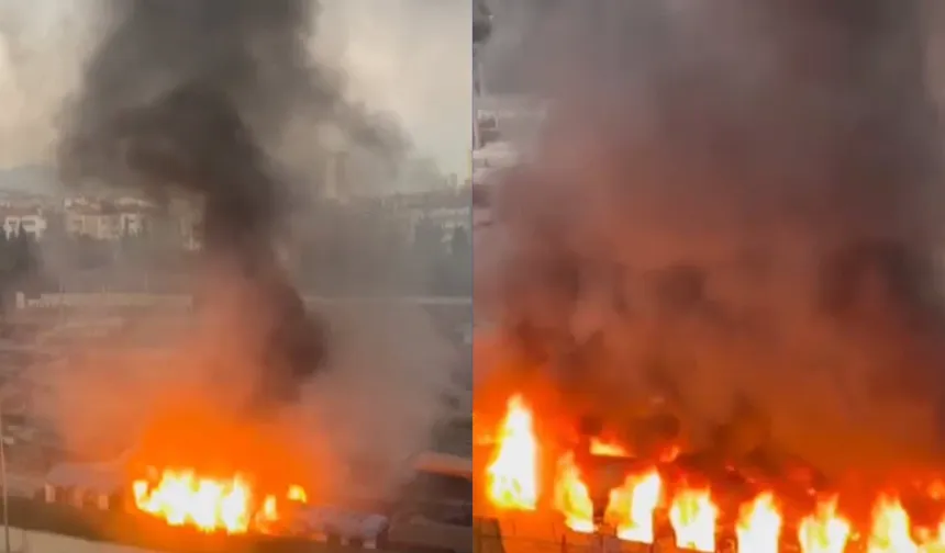 İzmir Alsancak Garı'nda patlama! Vagon kullanılamaz hale geldi