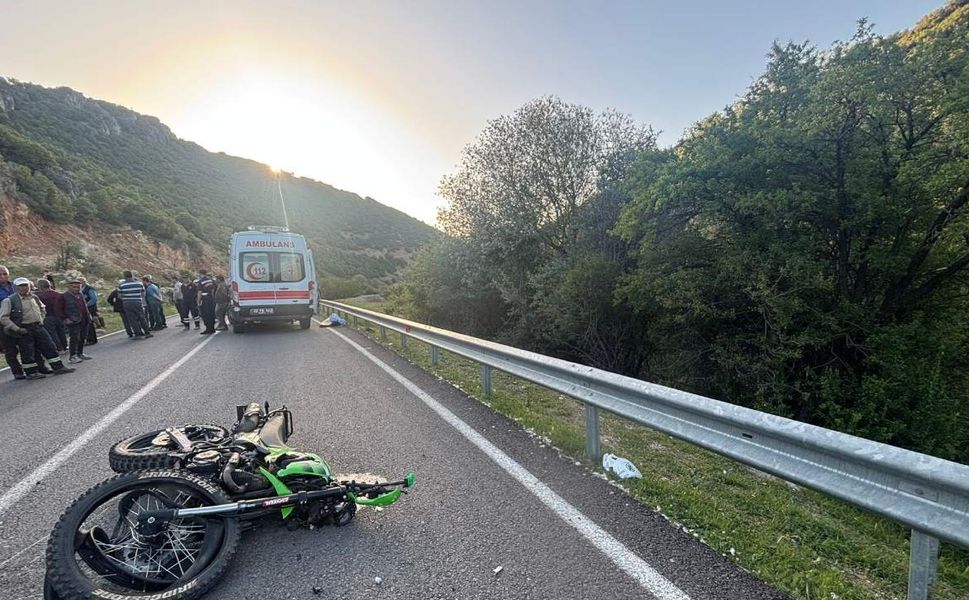17 yaşındaki genç motosiklet kazasında hayatını kaybetti