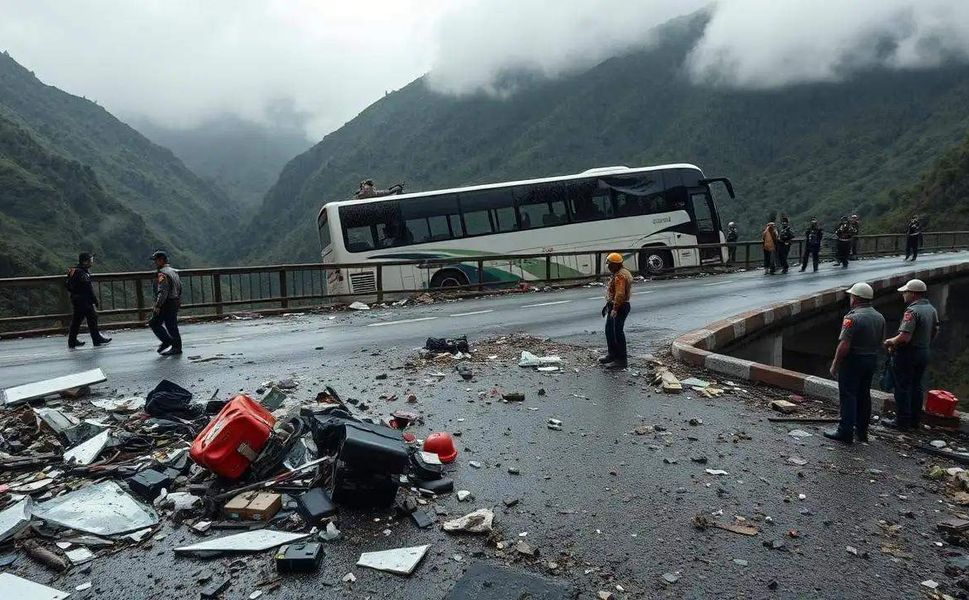 Kolombiya’da üniversite gezisindeki kazada en az 10 kişi öldü, 11 kişi yaralandı