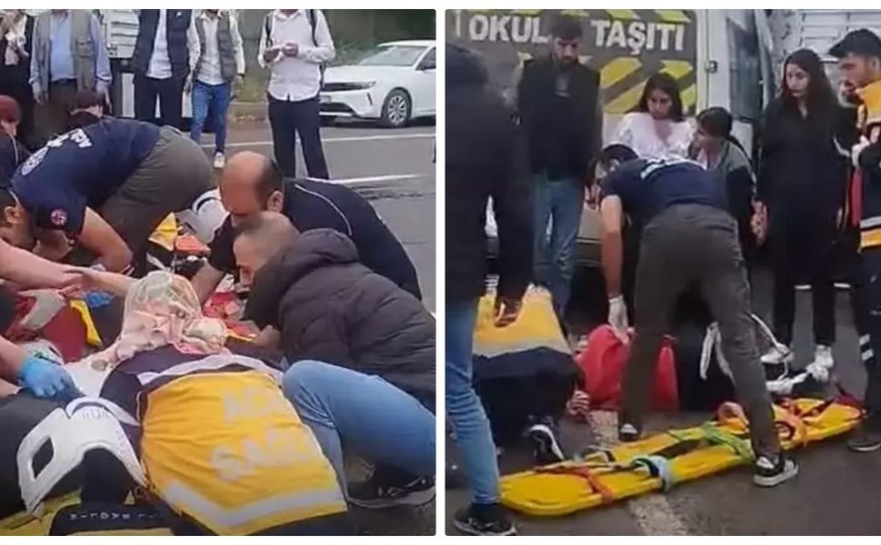 Öğrenci servisi TIR’a çarptı: 9 yaralı