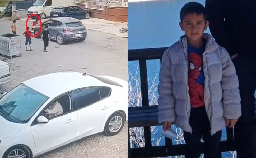 Topun peşinden koşarken otomobilin çarptığı 7 yaşındaki Adnan, yaşam mücadelesini kaybetti
