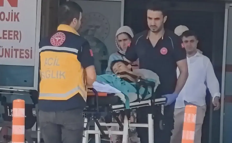 7 yaşındaki çocuk kurban kesim bıçağının üstüne düştü