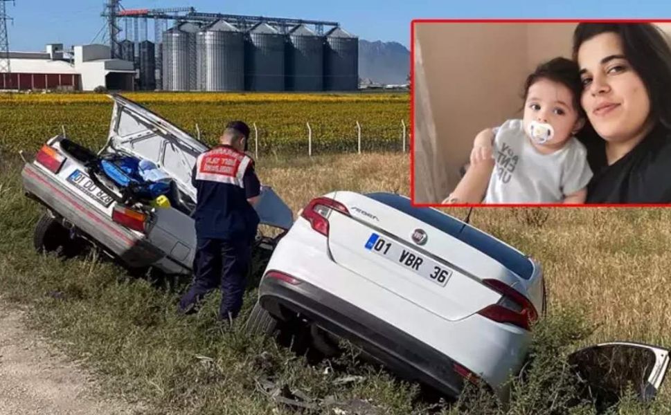 Anne ve 1,5 yaşındaki oğlu kazada hayatını kaybetti