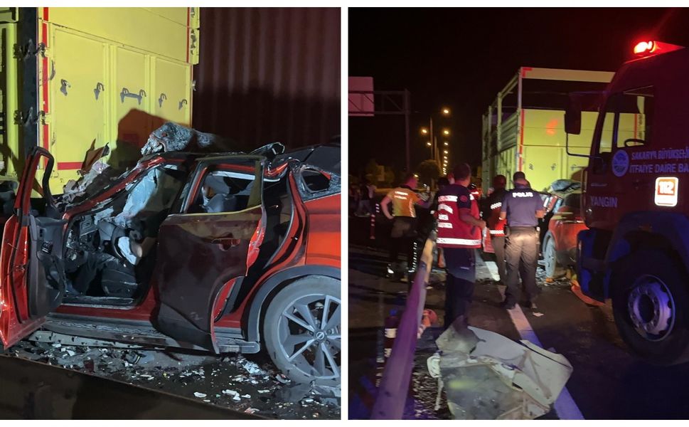 Cip kamyona ok gibi saplandı: Sürücü hayatını kaybetti