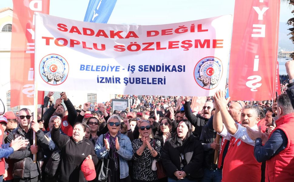 İzmir'de işten çıkarmalara karşı sendikalar ayağa kalktı: 'İlk tebligat verildiği an sokaktayız!'