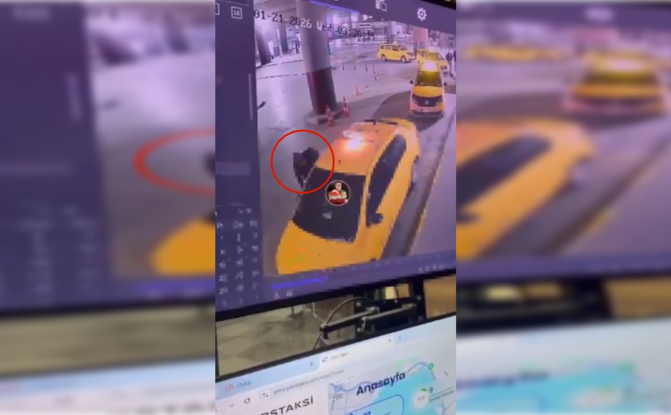 İzmir Otogarı’nda dolu taksiye saldırı