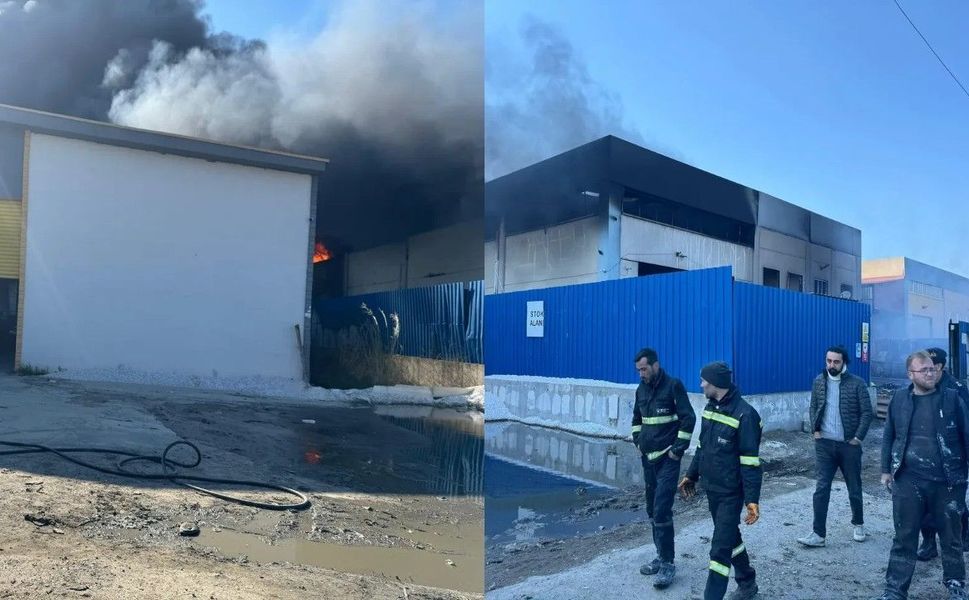 İzmir Torbalı'da korkutan yangın! Alevler iki fabrikayı sardı