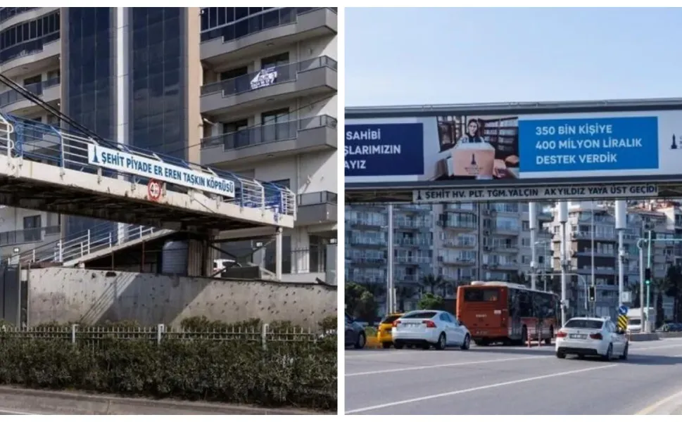 İzmir’de iki üstgeçide şehitlerin adı verildi