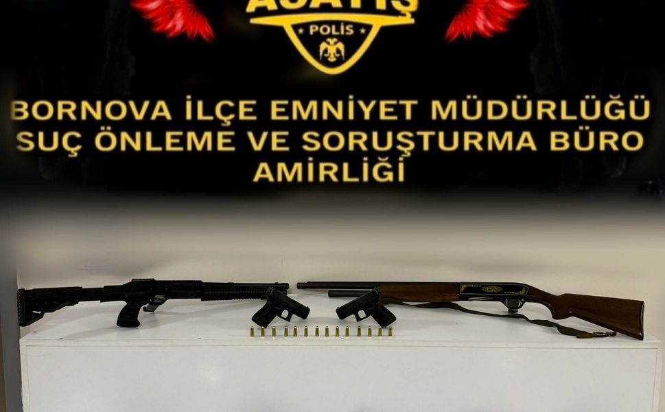 Silah kaçakçılığına darbe: İzmir Bornova’da 3 tutuklama