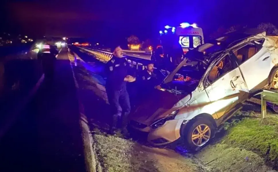 Ankara-Eskişehir yolunda feci kaza: 2 ölü, 4 yaralı