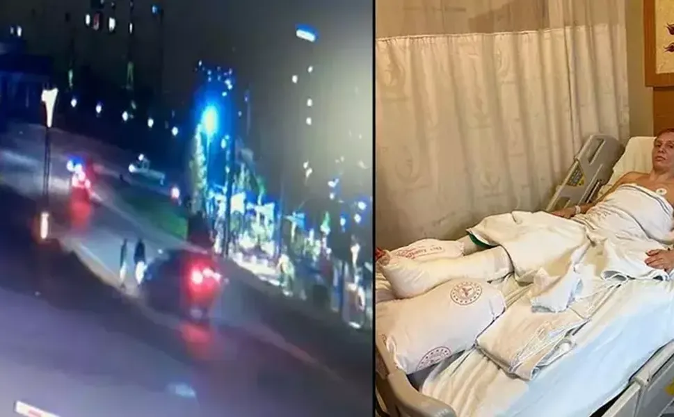 İzmir Menemen'de bir kişi otomobili ile eski eşi ve çocuğuna çarptı