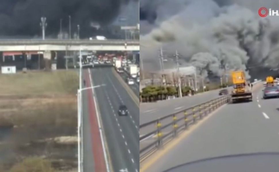 Güney Kore’de fabrika patlamasında can kaybı yükseldi, görüntüler ortaya çıktı