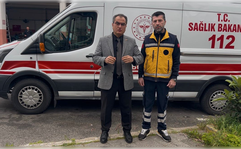 İzmir'de ambulans ekibine "kırmızı ışık" uyarısı