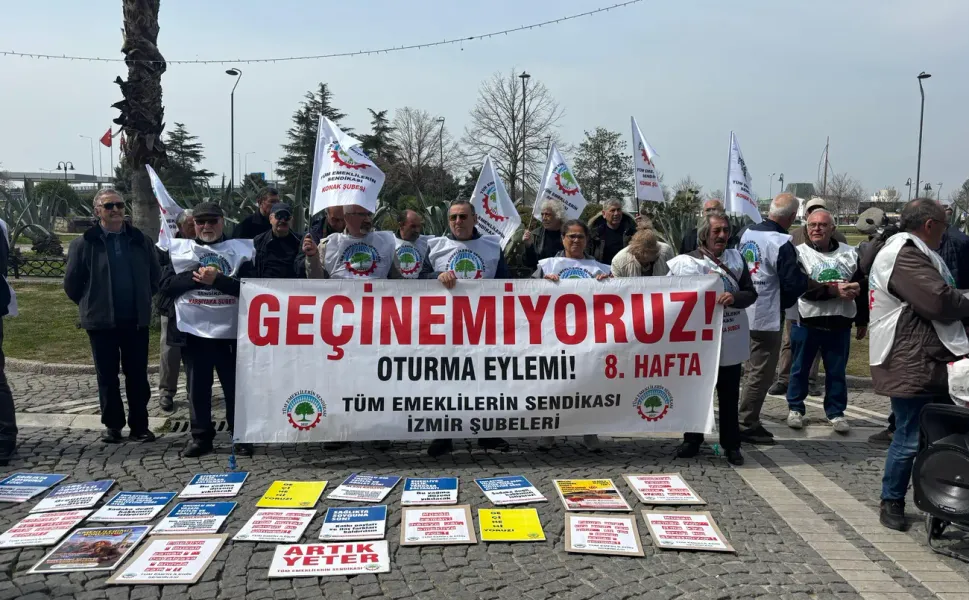 İzmir'de emeklilerden bayram öncesi geçim sıkıntısı isyanı