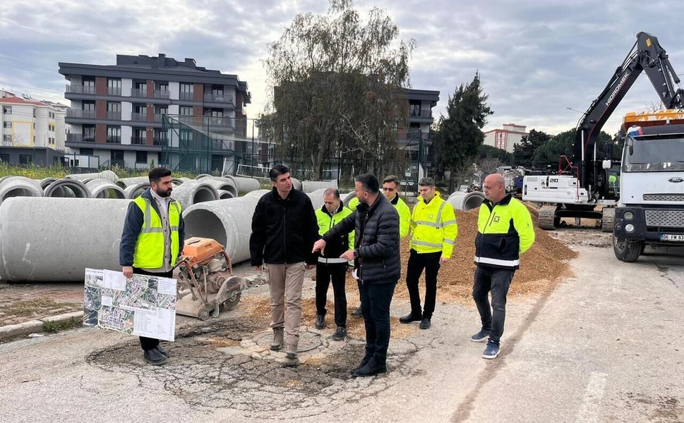 Aliağa’da yağmur suyu hattı yatırımı başladı: Taşkın riski ortadan kalkacak