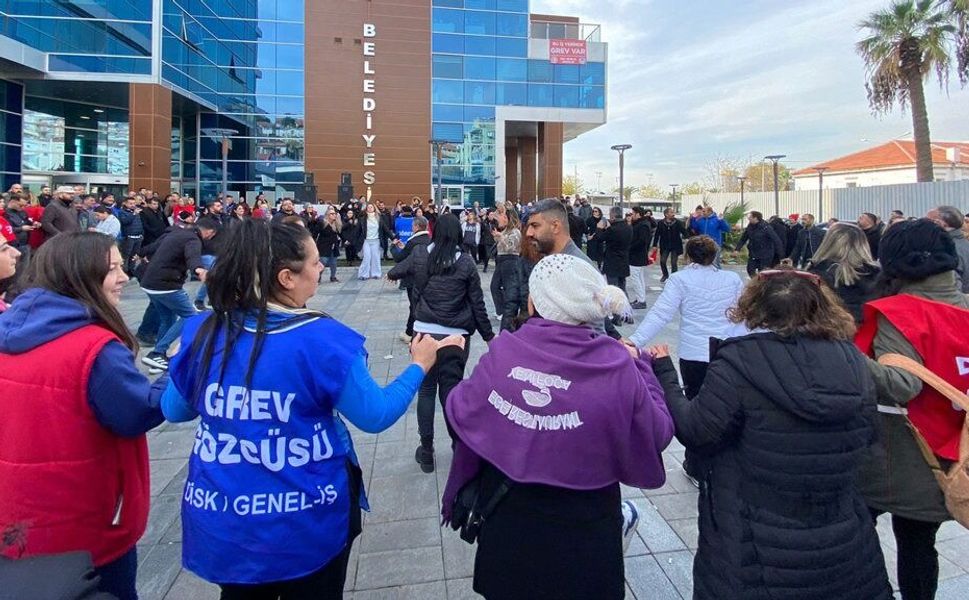 Bayraklı’da TİS gerilimi büyüyor: “Hakkımızı alana kadar sürecek”