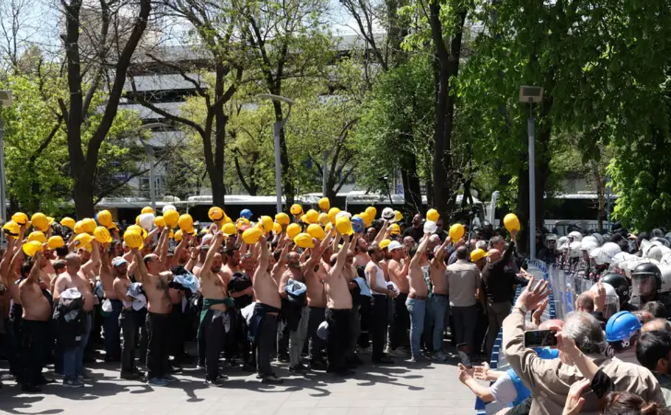 Doruk Madencilik işçilerinin Ankara’daki eylemi 17'nci gününde