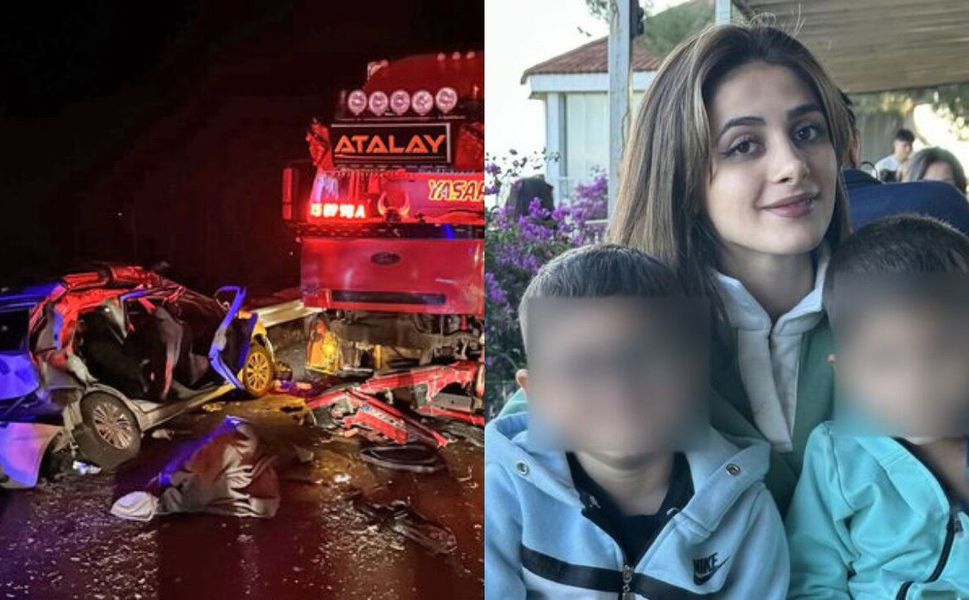 Genç kadından acı haber! Çocuklarını korumak isterken feci kazada yaşamını yitirdi