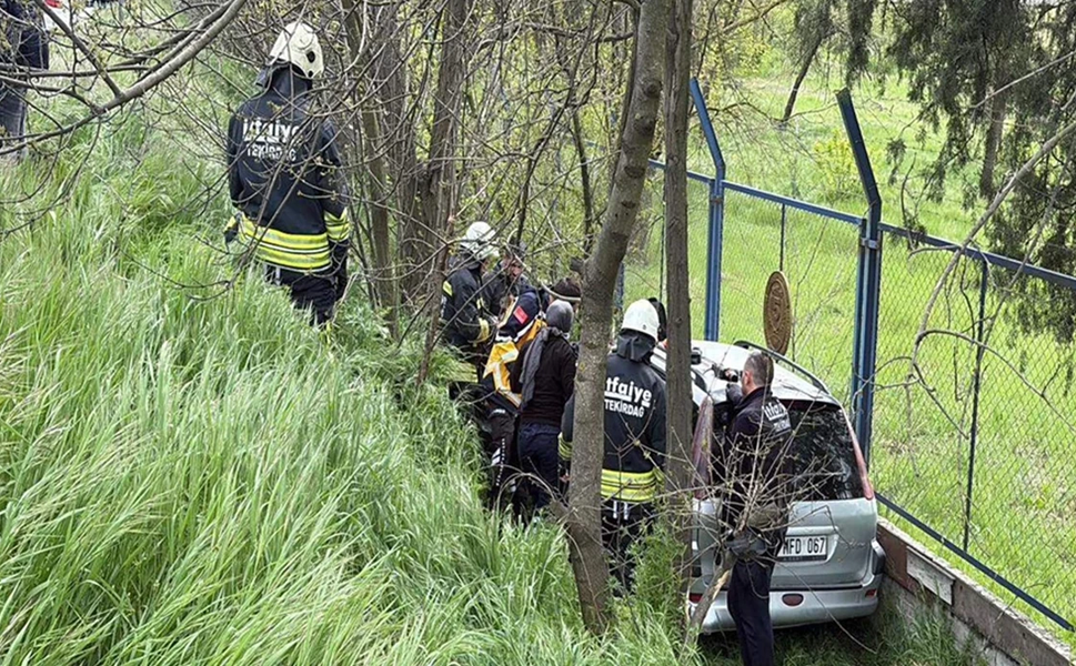 Kalp krizi geçirdi, araç şarampole uçtu: 1 ölü