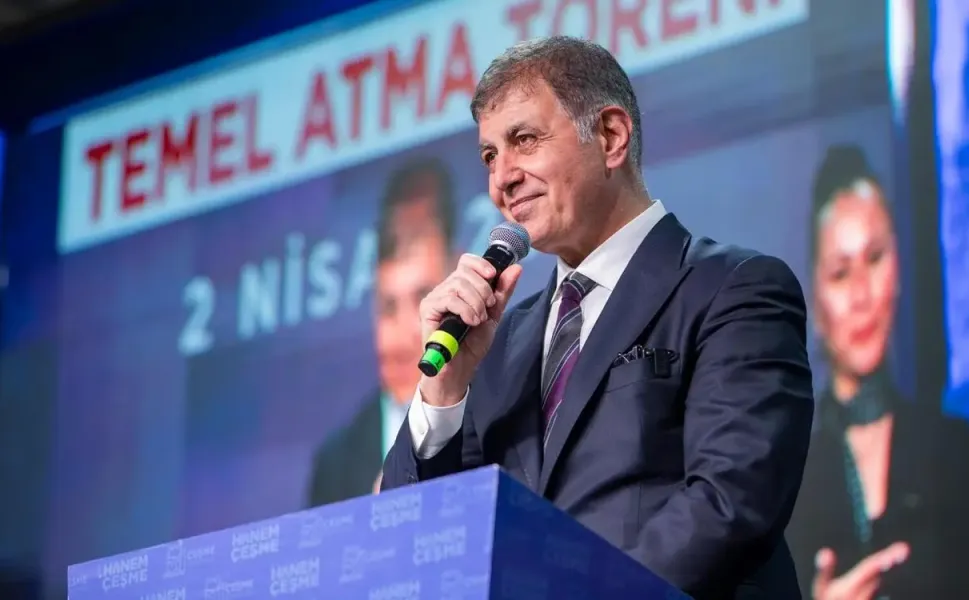 Menemen sosyal konutlarında inşaat hız kazandı