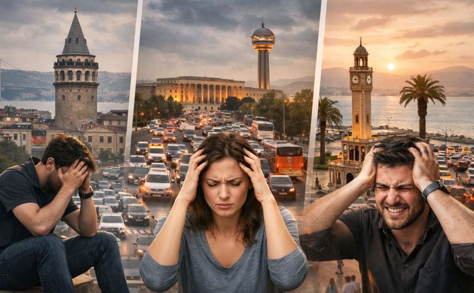 Türkiye’nin en stresli şehirleri açıklandı! İzmir'in sıralaması şaşırttı