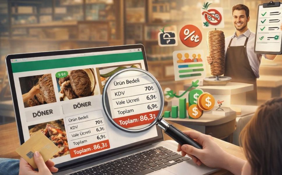 Yemek siparişlerinde yeni dönem bugün başladı