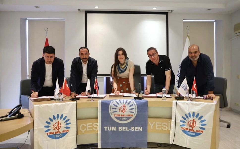 Çeşme Belediyesi'nde TİS tamam: Tüm Bel-Sen ile imzalar atıldı