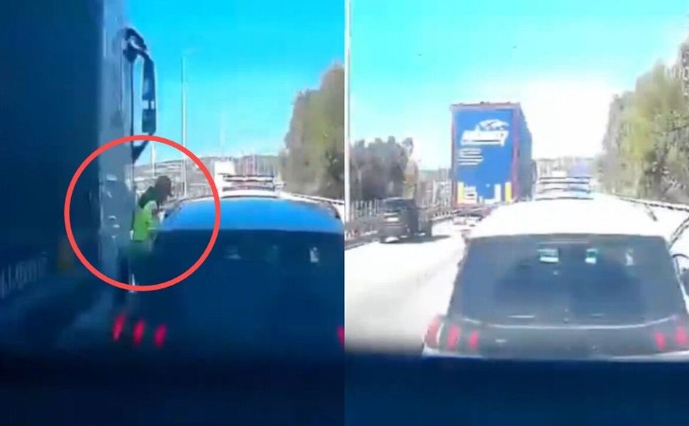 İzmir Otoyolu’nda korkutan kaza: Jandarma personeline TIR çarptı