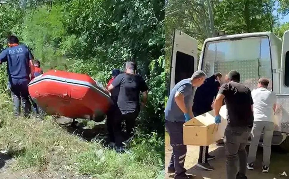 Sabah saatlerinde nehirde erkek cesedi bulundu