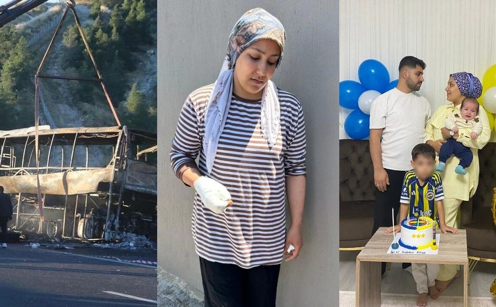 Denizli'deki otobüs faciasında eşini ve bebeğini kaybeden acılı anne konuştu