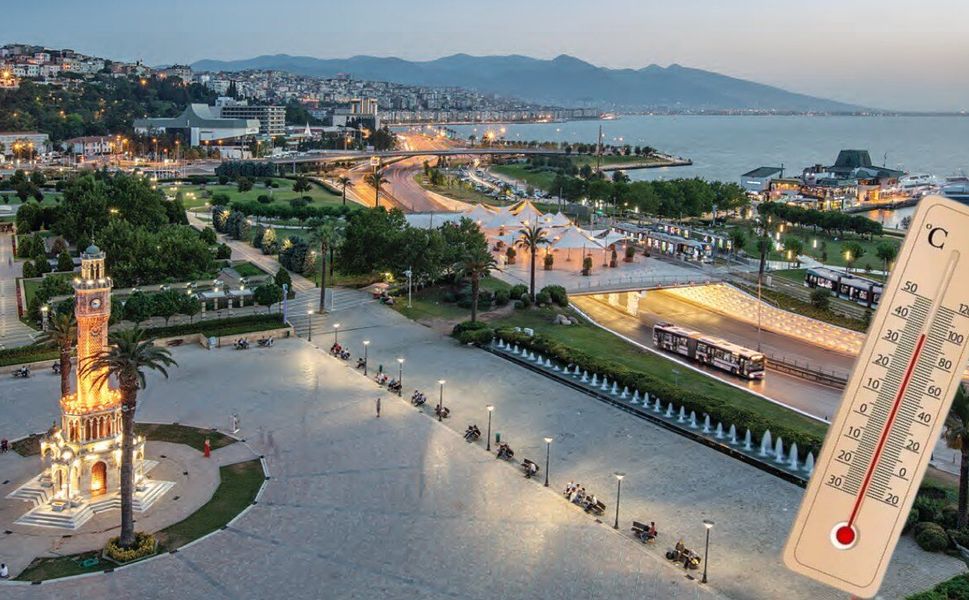 İzmir'de termometreler 35 dereceyi gösterecek, şapkasız sokağa çıkmayın!
