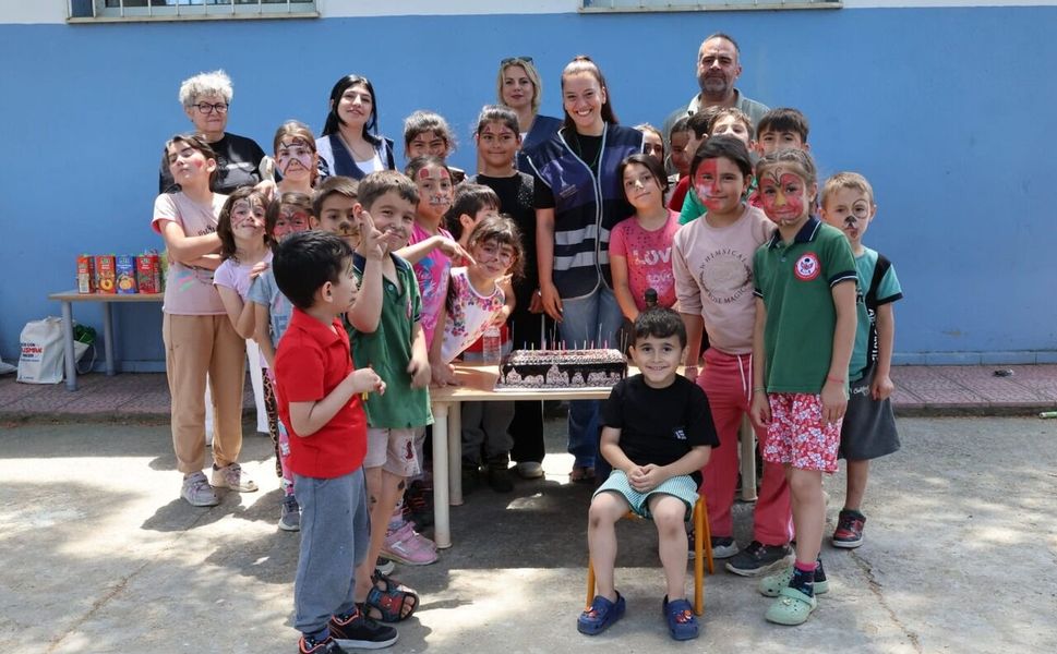 Kirazlı öğrencilere unutulmaz yıl sonu eğlencesi