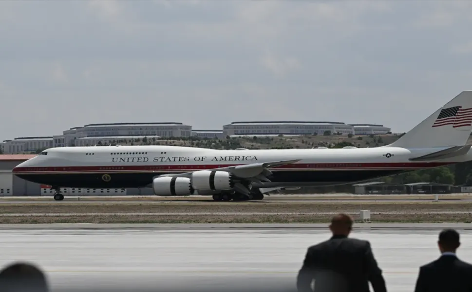 ABD Başkanı Donald Trump Ankara’ya ulaştı