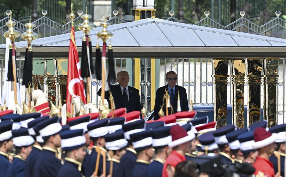 Trump için Ankara’da resmi karşılama töreni yapıldı