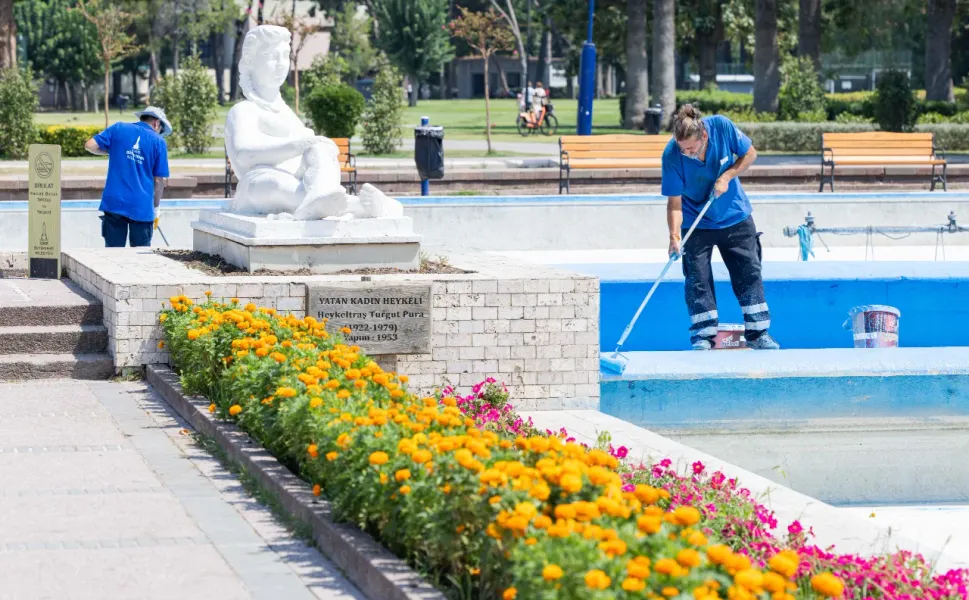 95. İzmir Enternasyonal Fuarı’na Kültürpark hazırlığı