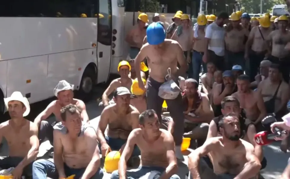 Hak arayışı devam ediyor! Madencilerin Ankara'daki eylemi 9'uncu gününde