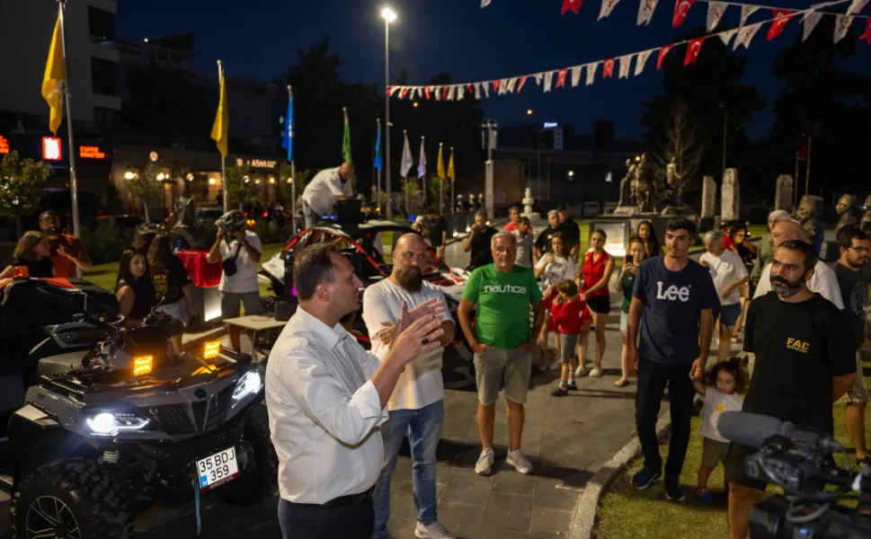 Off-road tutkunları 30 Ağustos için Bornova’ya çıkarma yaptı