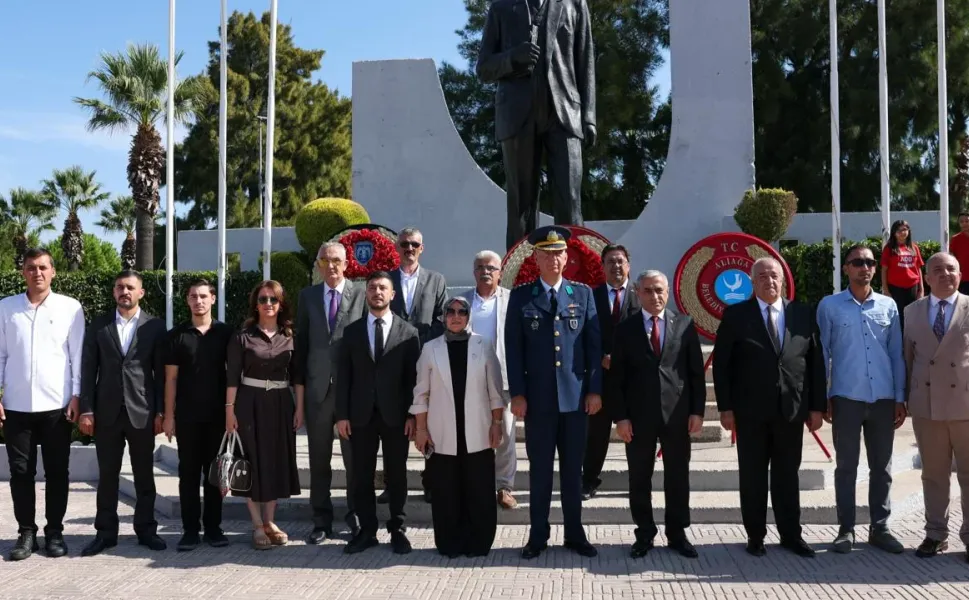 Aliağa’da kurtuluşun 104. yılı törenlerle kutlandı