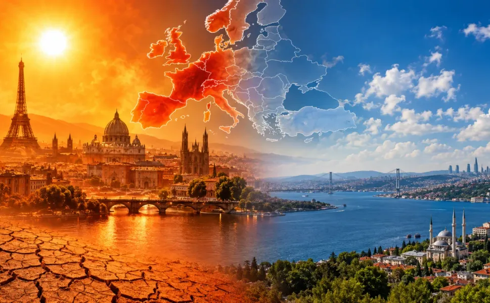 Avrupa ve Türkiye 2026 yazında farklı sıcaklık tablosu yaşadı