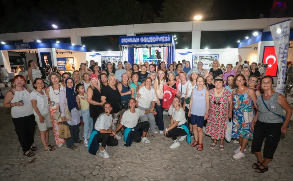 Konak Belediyesi standı fuarda göz dolduruyor
