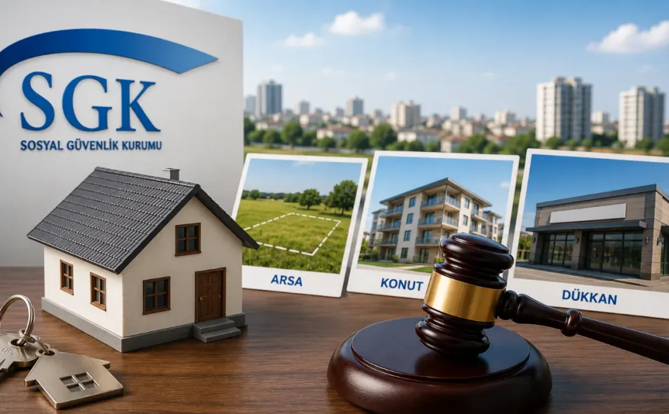 SGK 150’den fazla gayrimenkulü satışa çıkardı: Fiyatlar 180 bin TL’den başlıyor