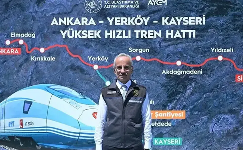 Ankara-Kayseri arası 1 saat 45 dakikaya düşüyor!
