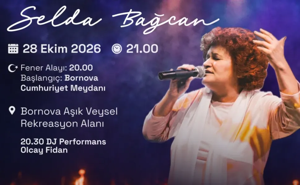 Bornova’da 29 Ekim coşkusu: Selda Bağcan konser verecek
