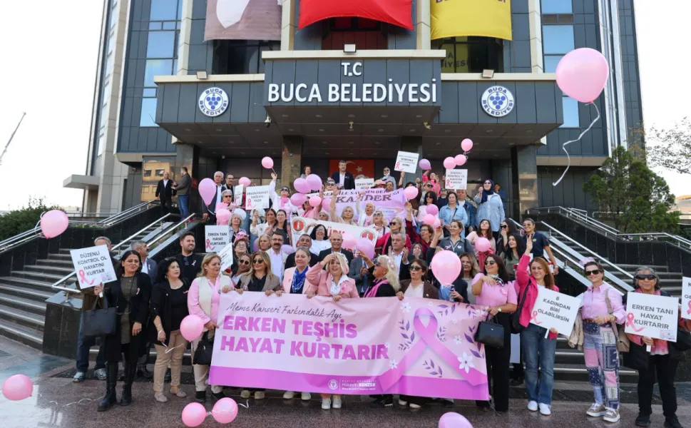 Buca'da meme kanseri için Pembe Yürüyüş!