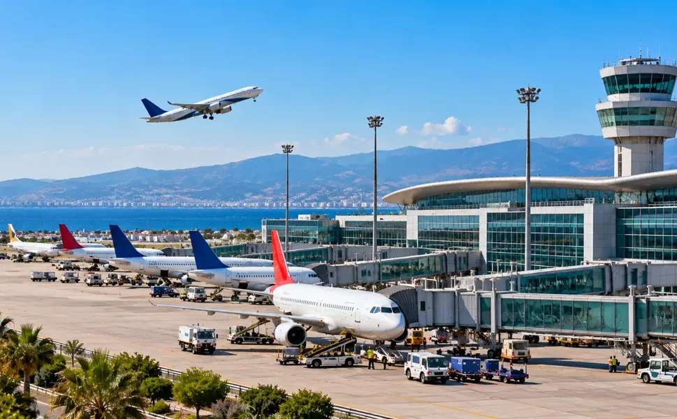 İzmir Adnan Menderes Havalimanı'nda yaz yoğunluğu: 6,6 milyon yolcu ağırlandı!
