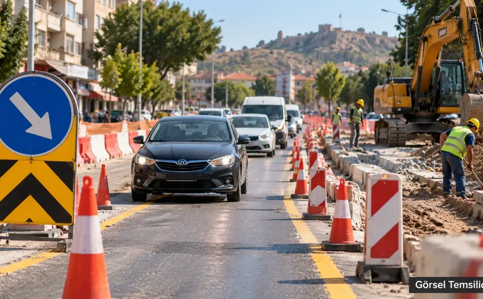 İzmir Bergama'da trafik düzenlemesi: Ulaşım tek şeritten sağlanacak