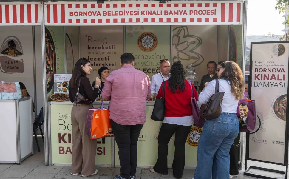 İzmir GastroFest'te Bornova rüzgarı: Kınalı Bamya'ya yoğun ilgi